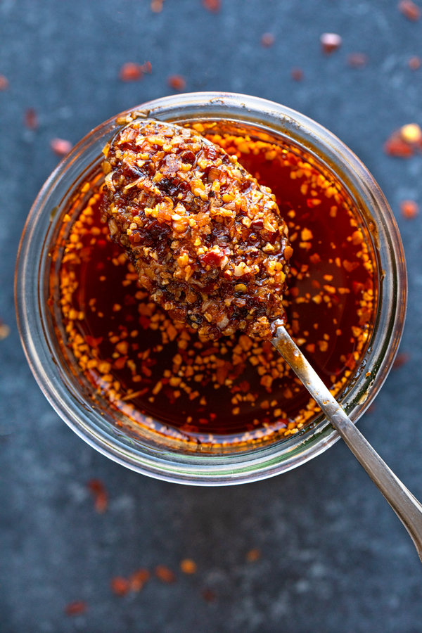 Spoonful of Chili Crisp | thecozyapron.com