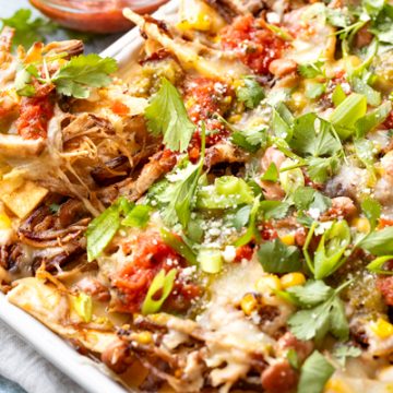 Pulled Pork Nachos | thecozyapron.com