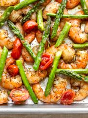 Sheet Pan Shrimp | thecozyapron.com