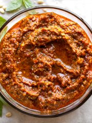 Sun Dried Tomato Pesto | thecozyapron.com