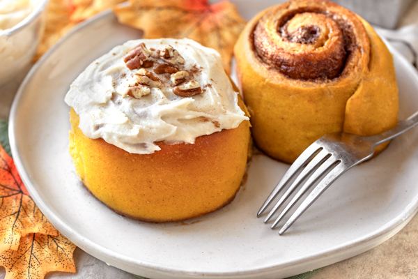 Pumpkin Cinnamon Rolls