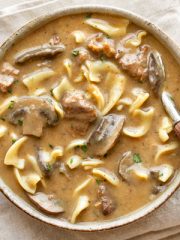 Beef Stroganoff Soup | thecozyapron.com