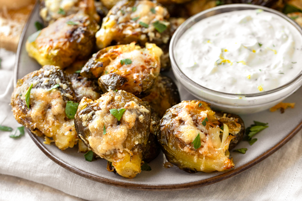 Smashed Brussels Sprouts